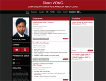 Tablet Screenshot of diara-vong.com